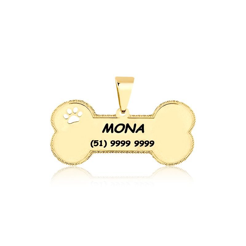 Pingente Personalizado para Coleira Pet