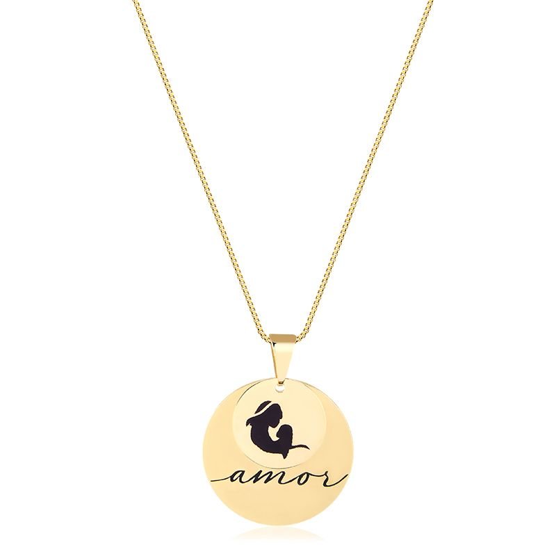 Colar Personalizado Amor de Mãe e Filho(a)
