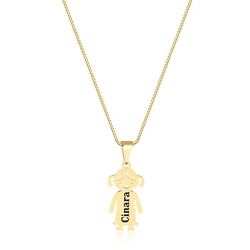 Colar Personalizado Pingente de Filho(a)
