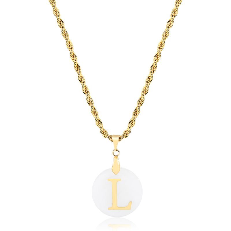Colar Personalizado com Pingente de Acrílico com Inicial