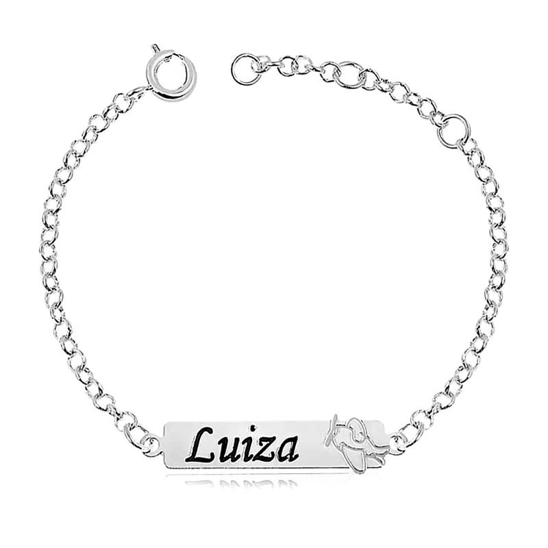 Pulseira Personalizada Chapinha Infantil