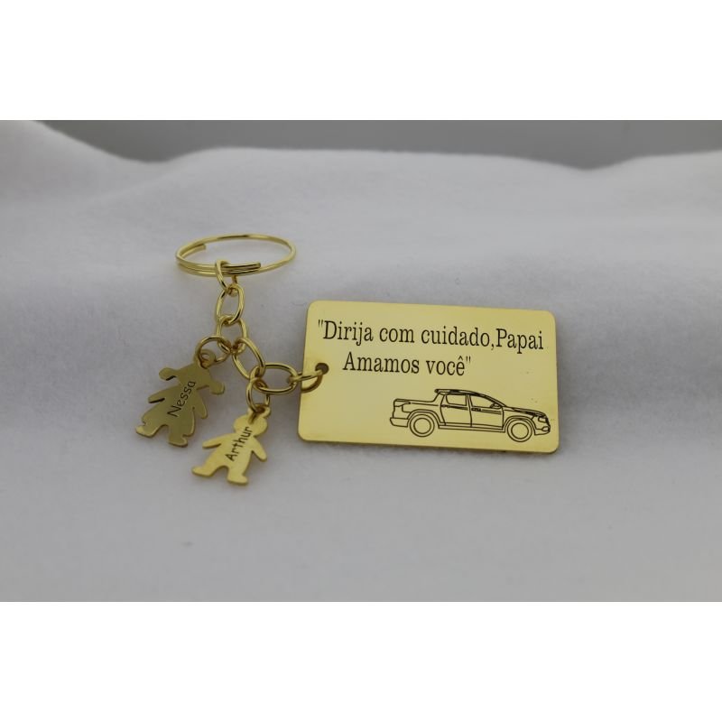 Chaveiro Dirija com Cuidado Papai