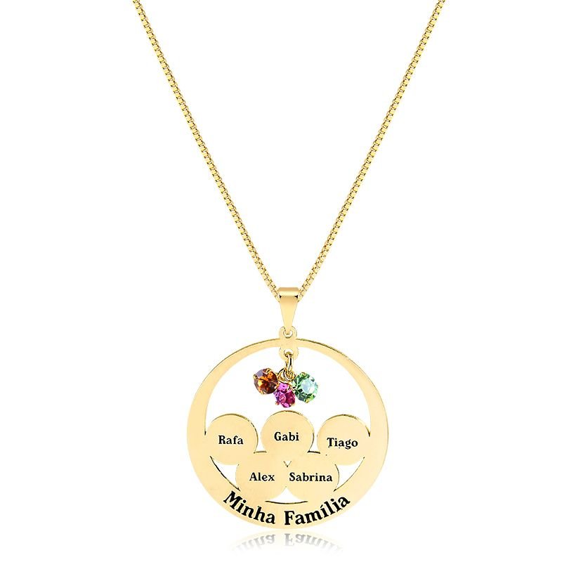 Colar Personalizado Minha Família