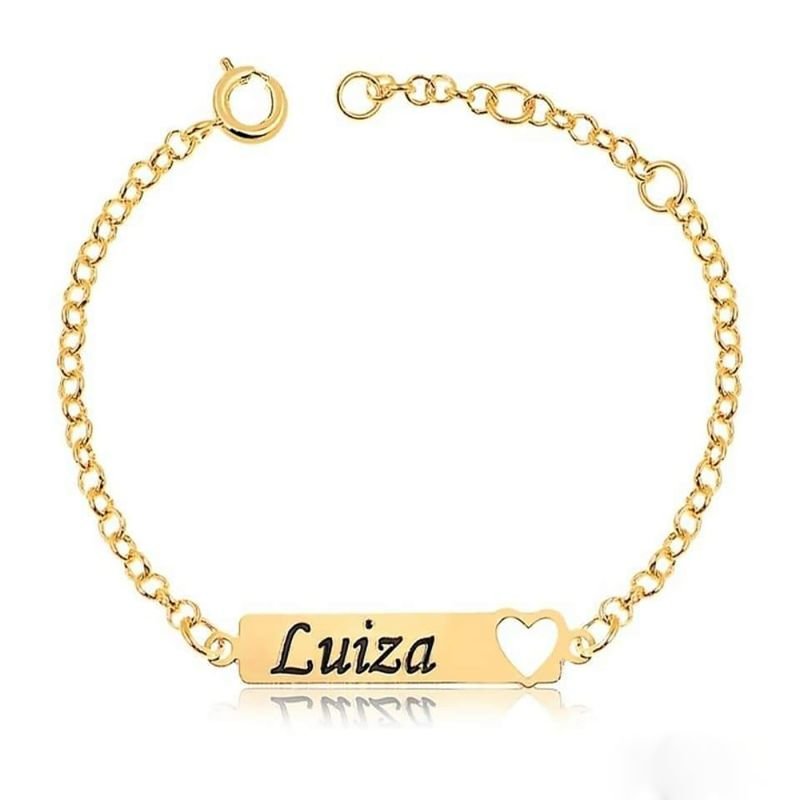 Pulseira Personalizada Chapinha Infantil