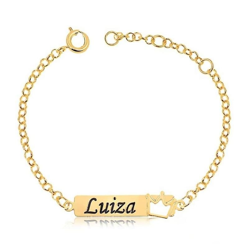 Pulseira Personalizada Chapinha Infantil