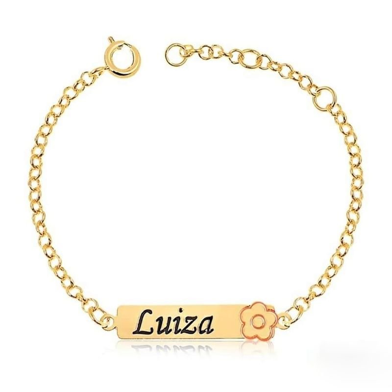 Pulseira Personalizada Chapinha Infantil